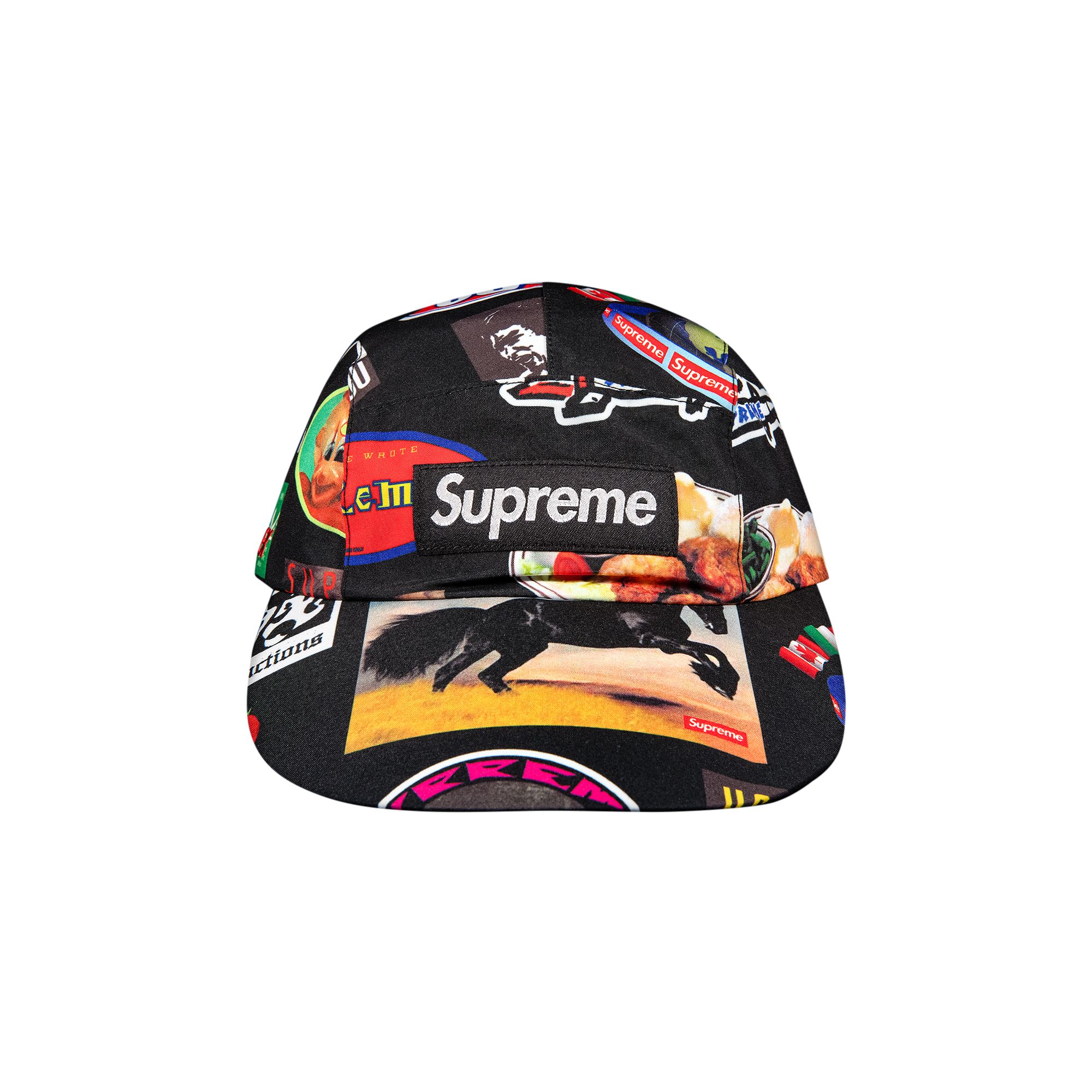 Supreme GORE-TEX Long Bill Camp Cap 'Black Stickers' | Men's Size M/L