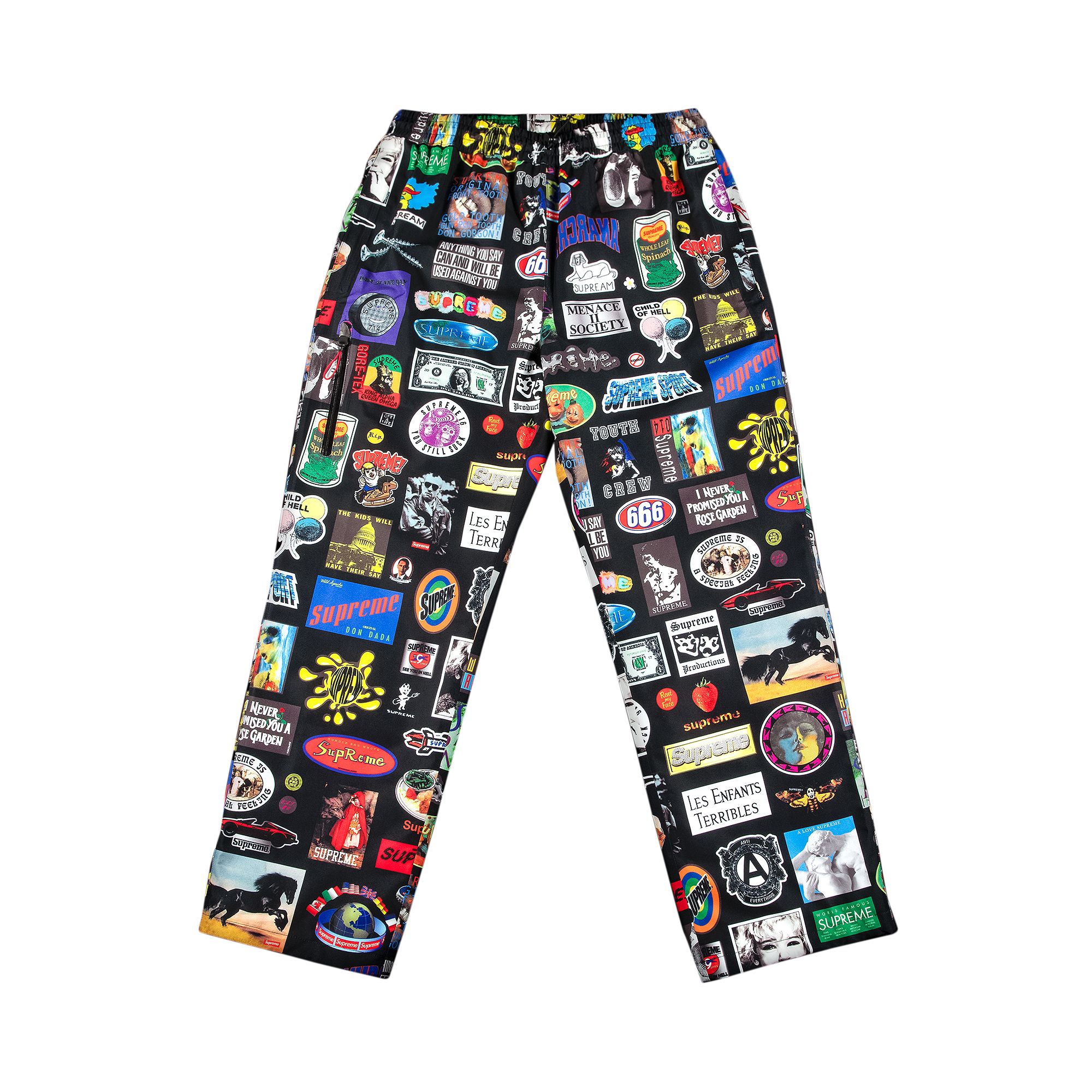 Supreme GORE-TEX Stickers Pant 'Black' | Men's Size M