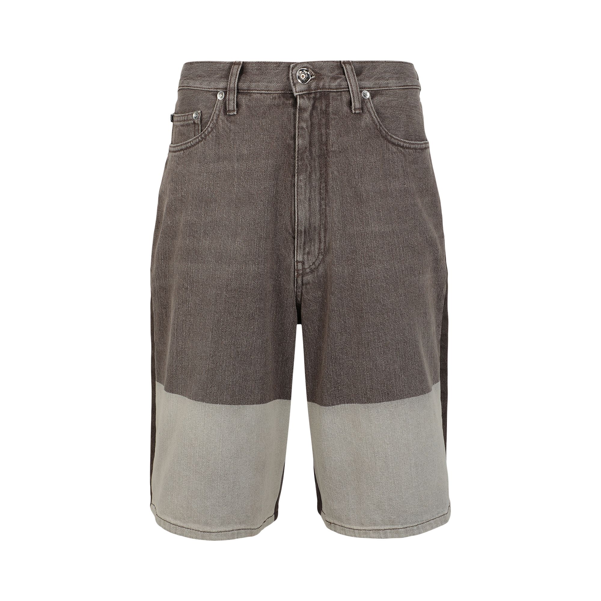 Off-White Mix Color Denim Shorts 'Brown' | Men's Size 30