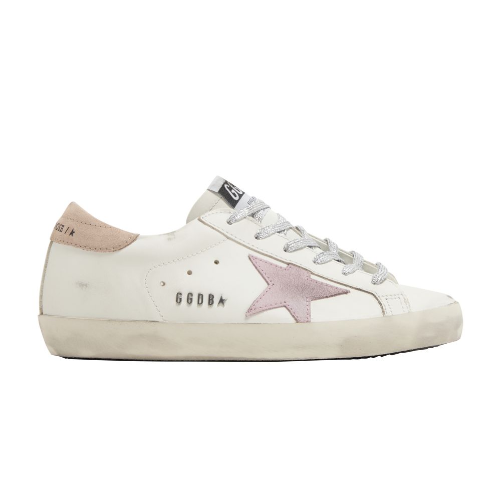 Pre-owned Golden Goose Wmns Superstar 'white Antique Pink' | Women's Size 41