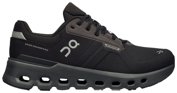 ON Wmns Cloudrunner 2 Waterproof Magnet Black