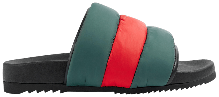 Buy Gucci Wmns Padded Web Slide Sandal Green Red 700320 UFR30 3060 GOAT CA