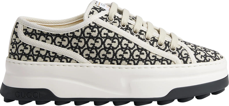 Gucci Wmns GG Sneaker Ivory Black