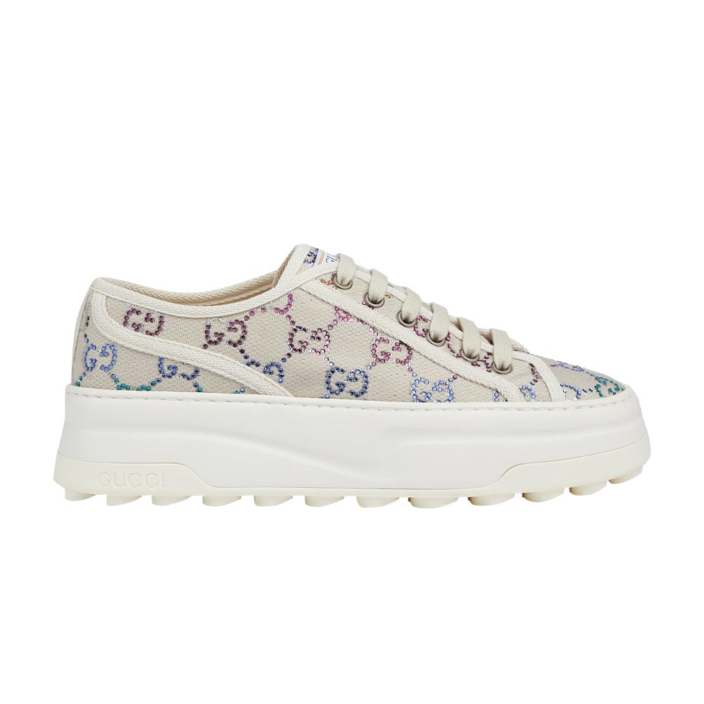 Gucci Wmns GG Sneaker 'Off White Crystals' - 771645-FABH3-9179