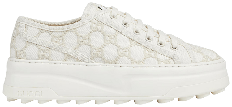スニーカー GUCCI SNEAKERS WHITE Buy Gucci Wmns Tennis 1977 Low 'Off White GG Embroidery