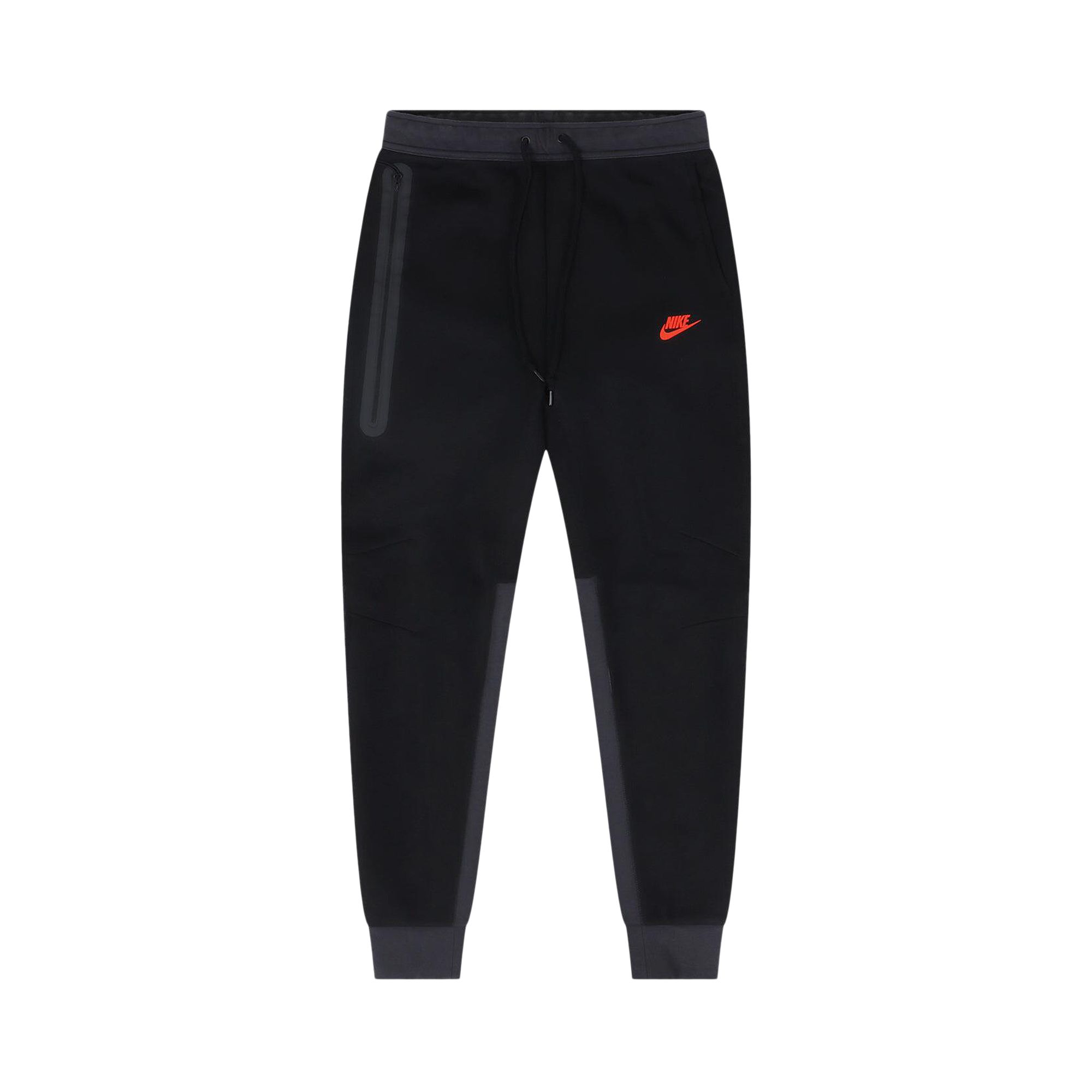 Pre-owned Nike Sportswear Tech Fleece Sweatpants 'black/dark Smoke Grey/light Crimson' | Men's Size Xxl