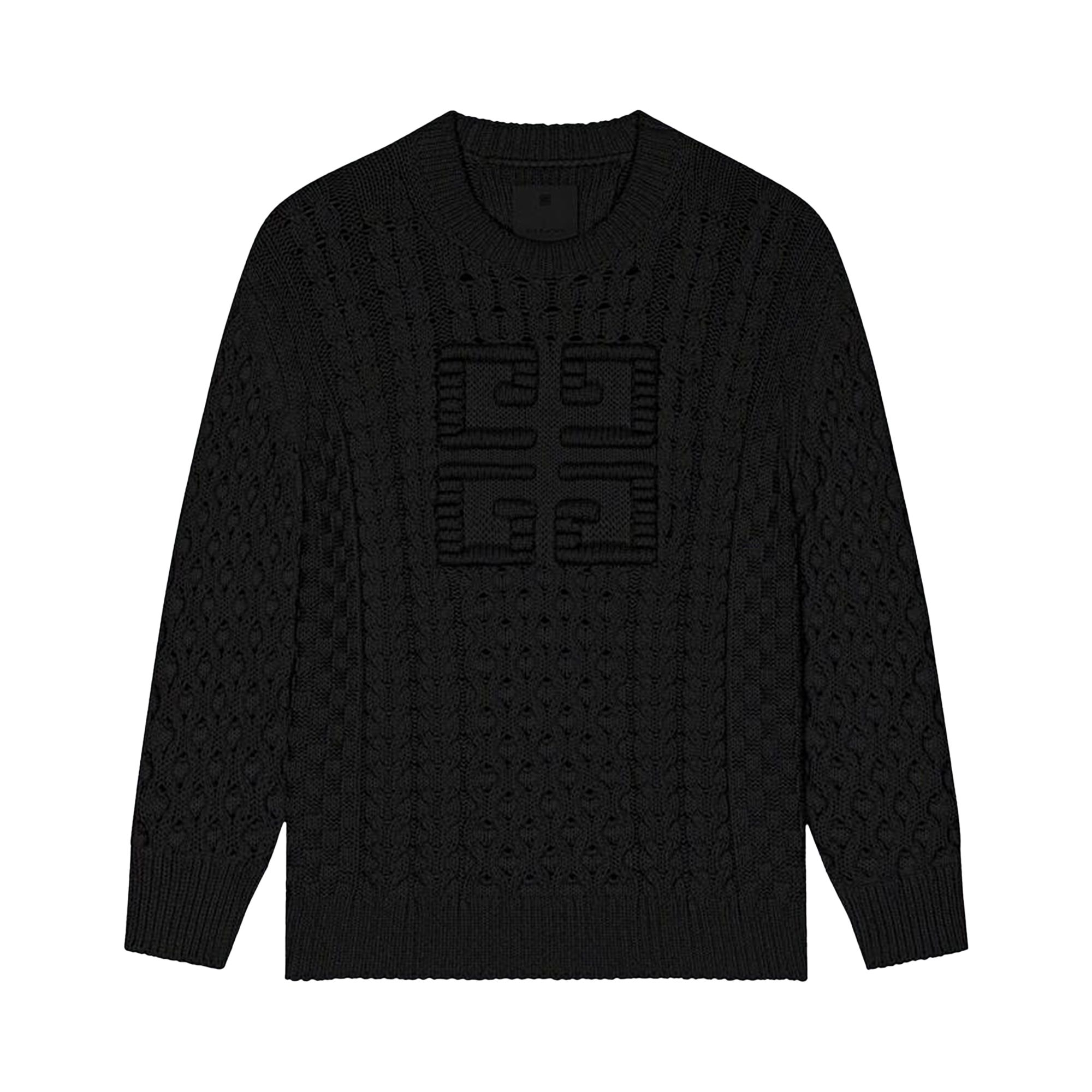 Pre-owned Givenchy Crew Neck Sweater 'black' | Men's Size Xxl