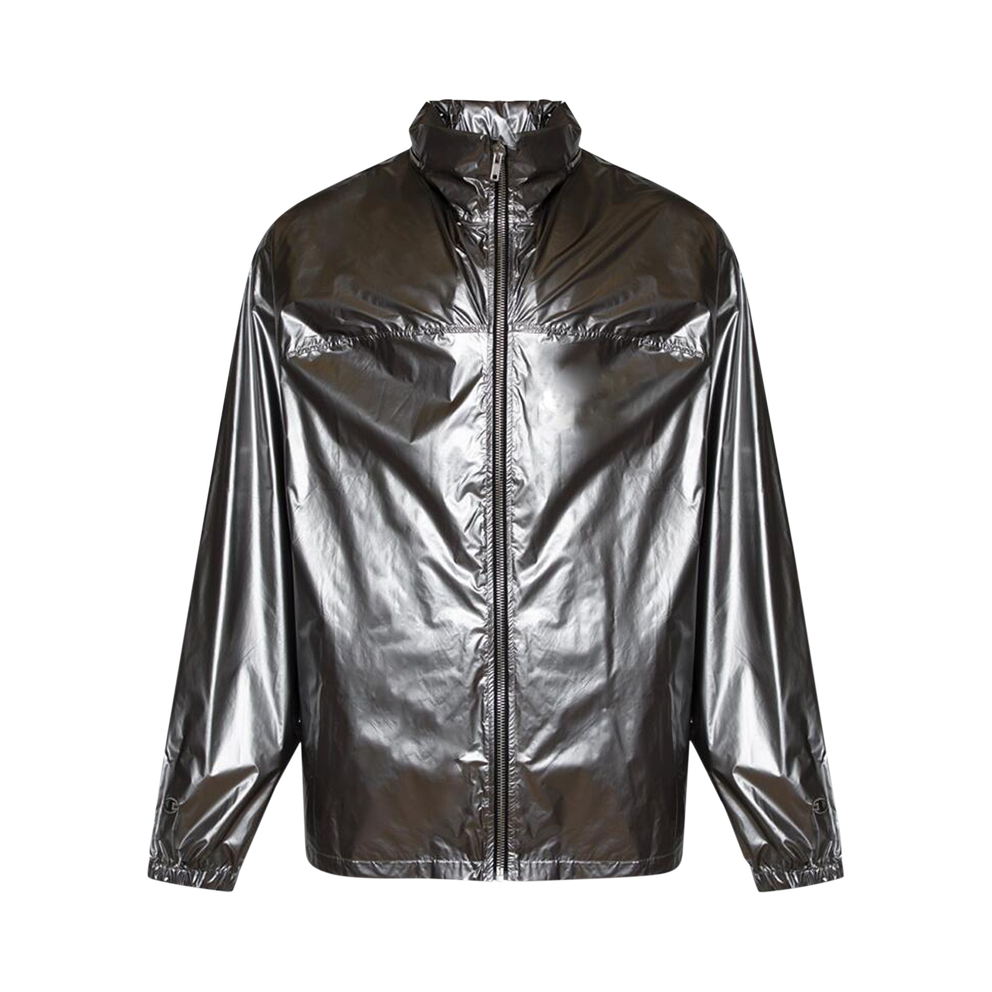 Pre-owned Rick Owens Jumbo Windbreaker 'silver' | Men's Size Xl