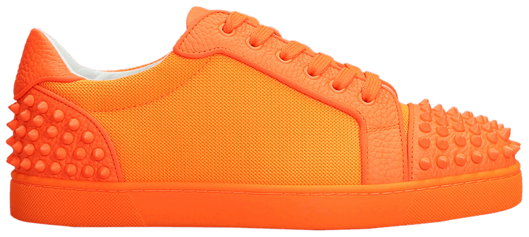 Size 9.0 Christian Louboutin Seavaste 2 Orlato Flat Orange