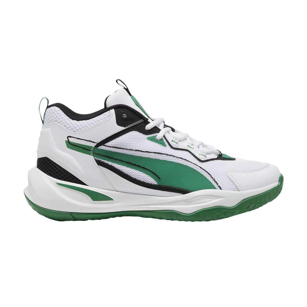 Puma Playmaker 'White Archive Green' | Men's Size 9.5 - 392330-09