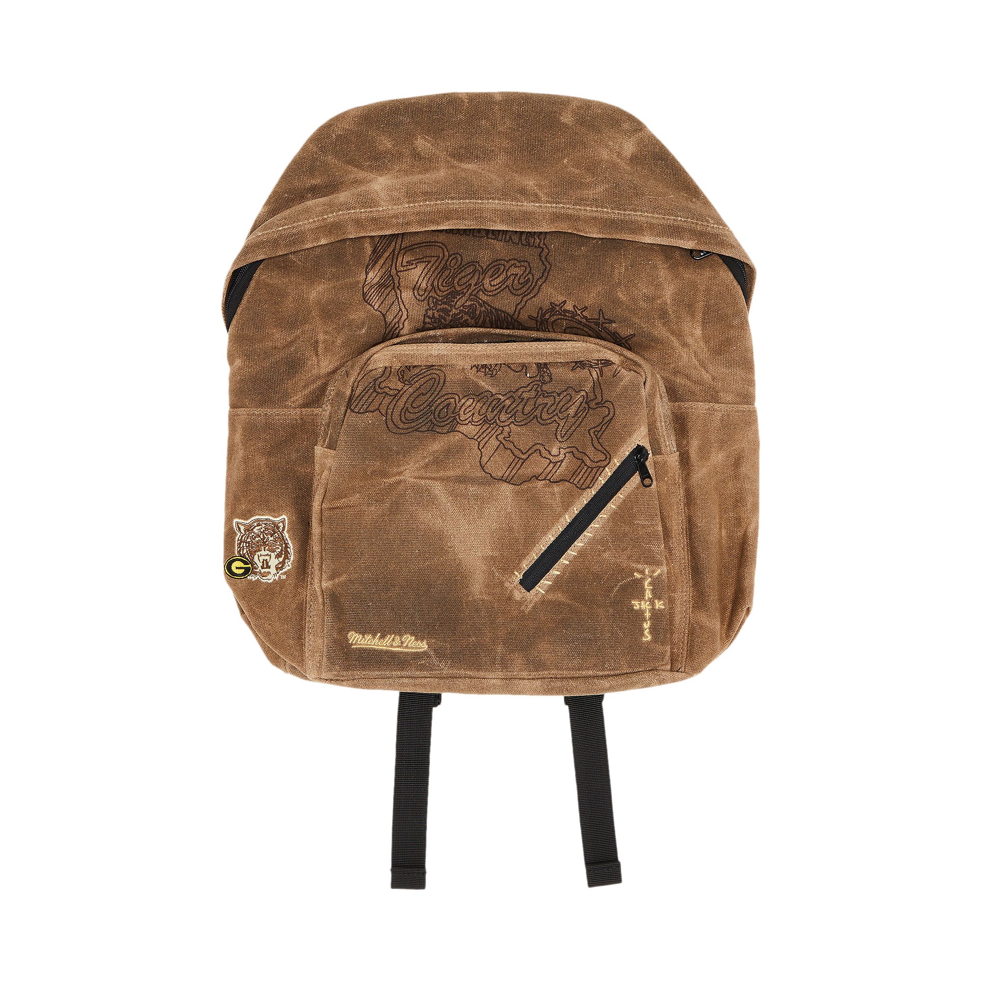 Pre-owned Cactus Jack By Travis Scott X Mitchell & Ness Grambling State University Backpack 'brown' | Men's Si