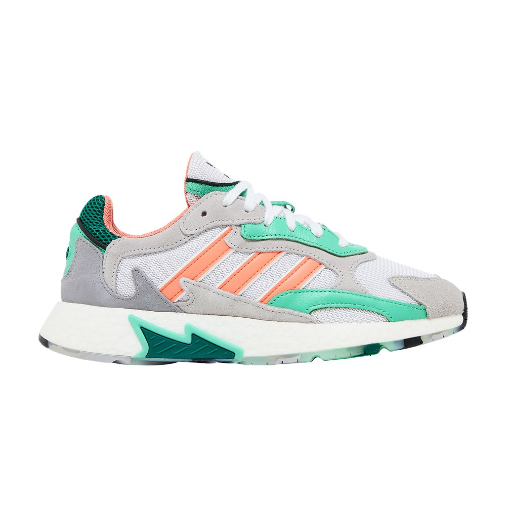 Pre-owned Adidas Originals Adidas Tresc Run J 'white Bliss Coral' | Kid's Size 5
