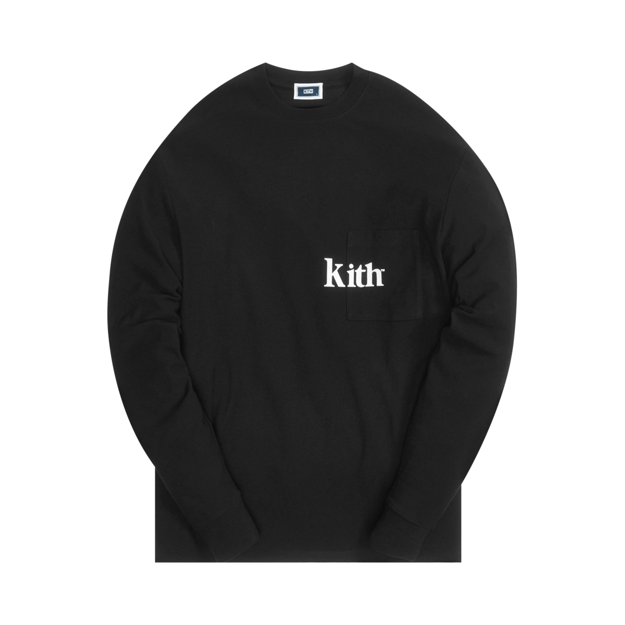 Kith Long-Sleeve Quinn Tee 'Black' | Men's Size M