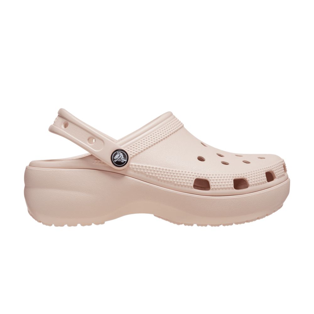 Pre-owned Crocs Wmns Classic Platform Clog 'quartz Pink'