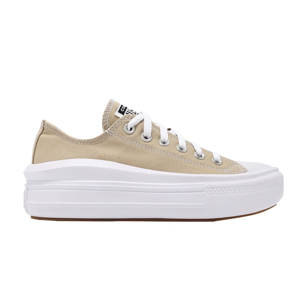 Pre-owned Converse Wmns Chuck Taylor All Star Move Platform Low 'nutty Granola' In Tan