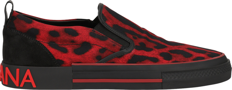 Dolce & Gabbana Slip-On 'Red Leopard'