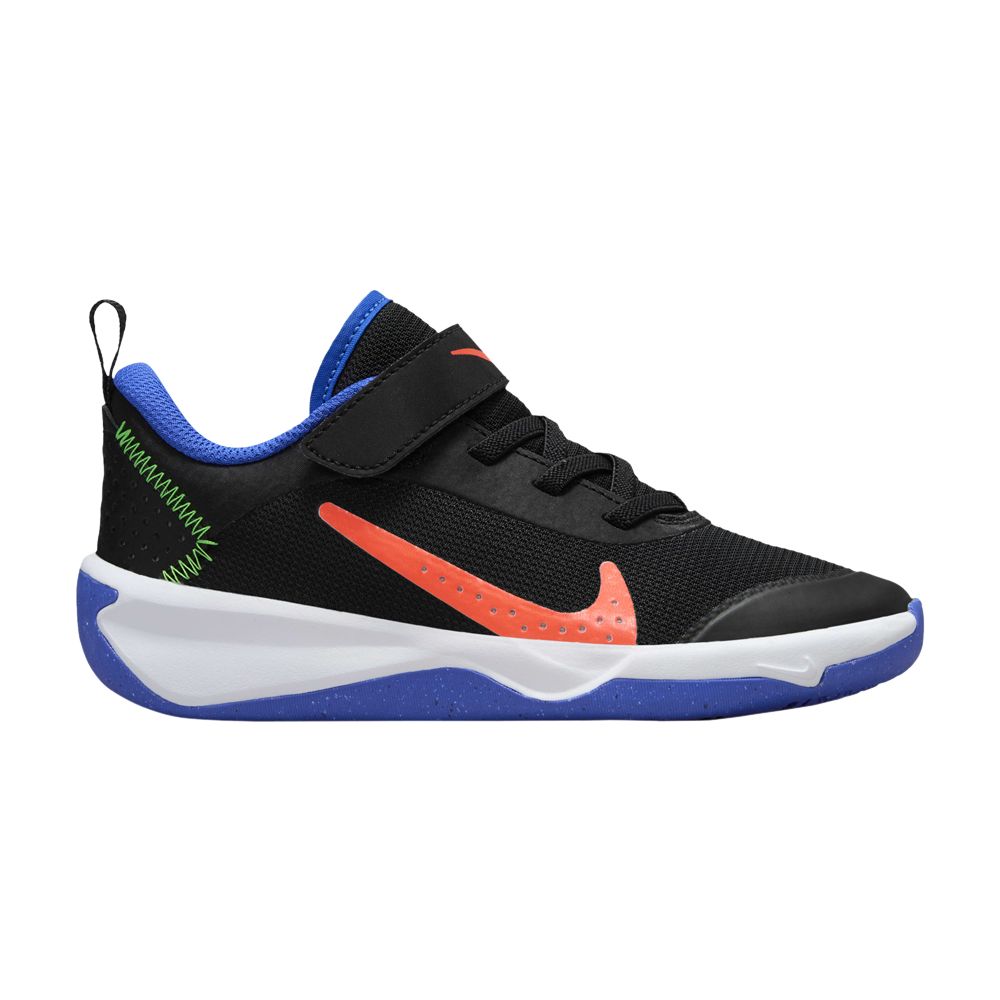 Pre-owned Nike Omni Multi-court Ps 'black Hyper Orange Blue' | Kid's Size 13.5