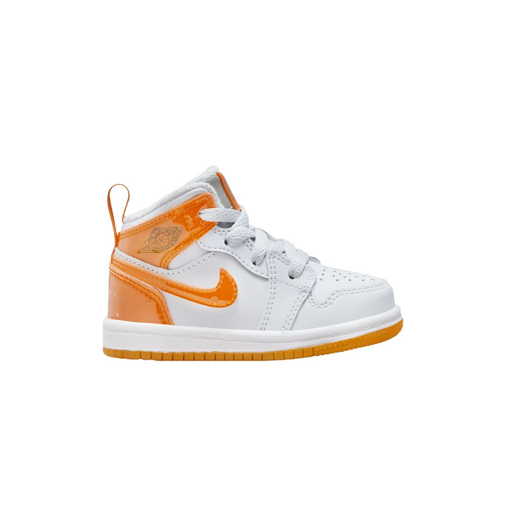 Air Jordan 1 Mid SE TD 'Gatorade Pack - Orange' | Grey | Infant Size 4 - FN9773-018
