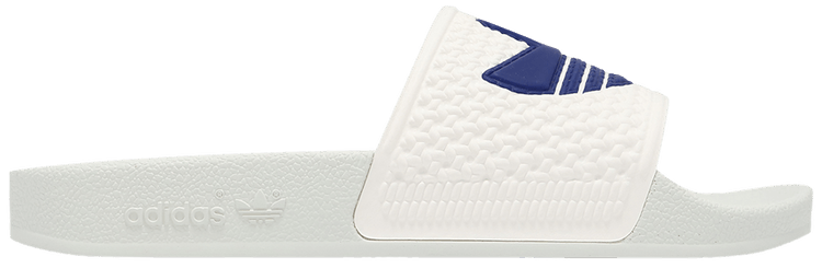 Mark Gonzales x adidas Shmoofoil Slide White Royal Blue