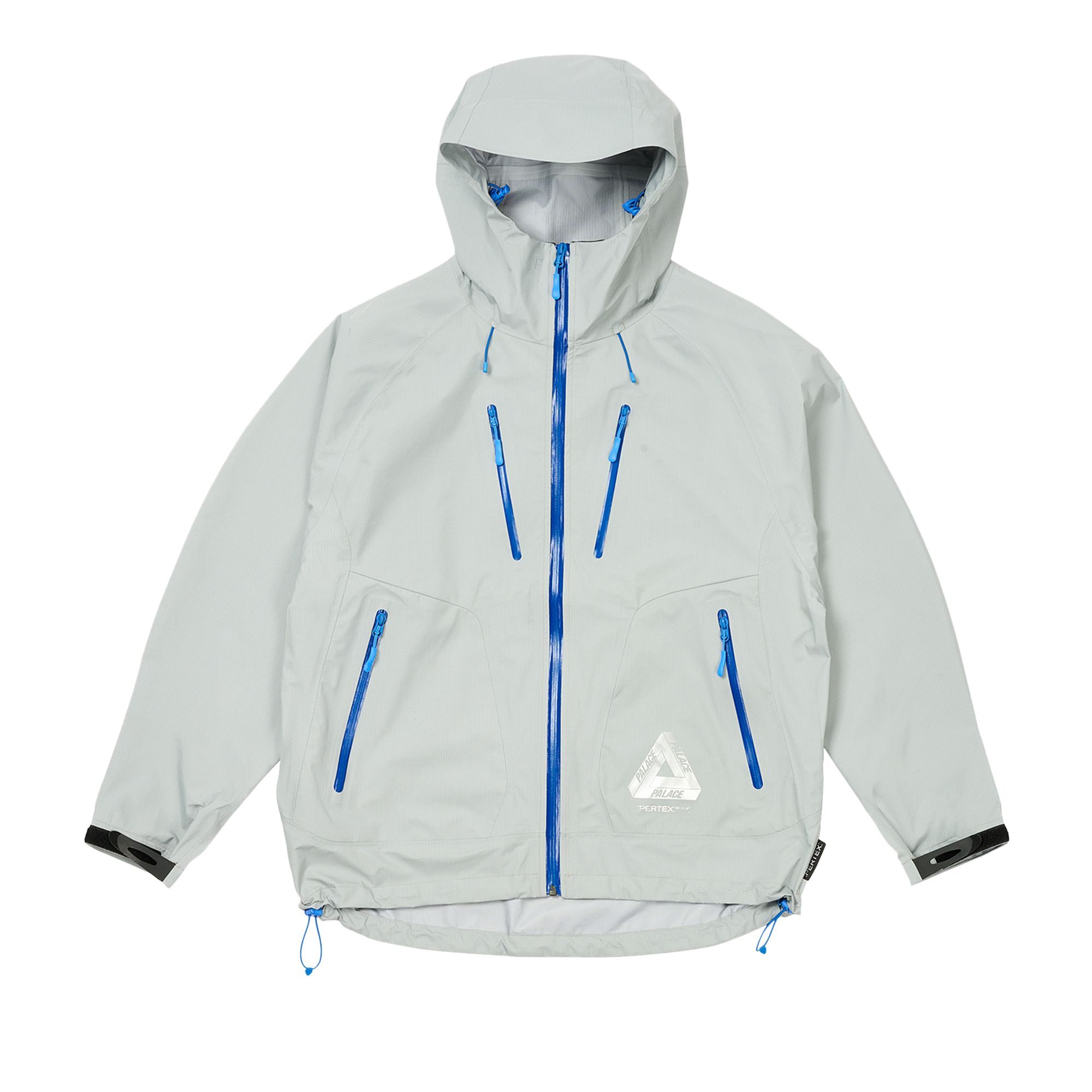 Pre-owned Palace Pertex 3l Armor Jacket 'arctic Grey'