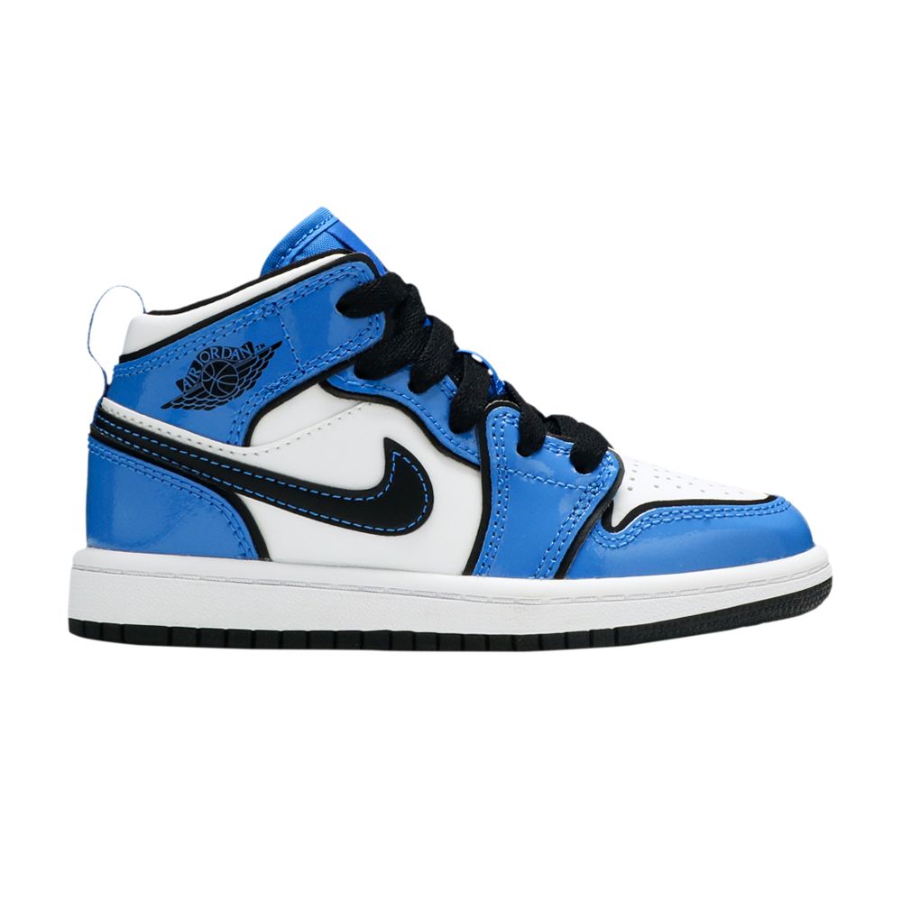 Air Jordan 1 Mid SE PS 'Signal Blue' | Kid's Size 12 - BQ6932-402