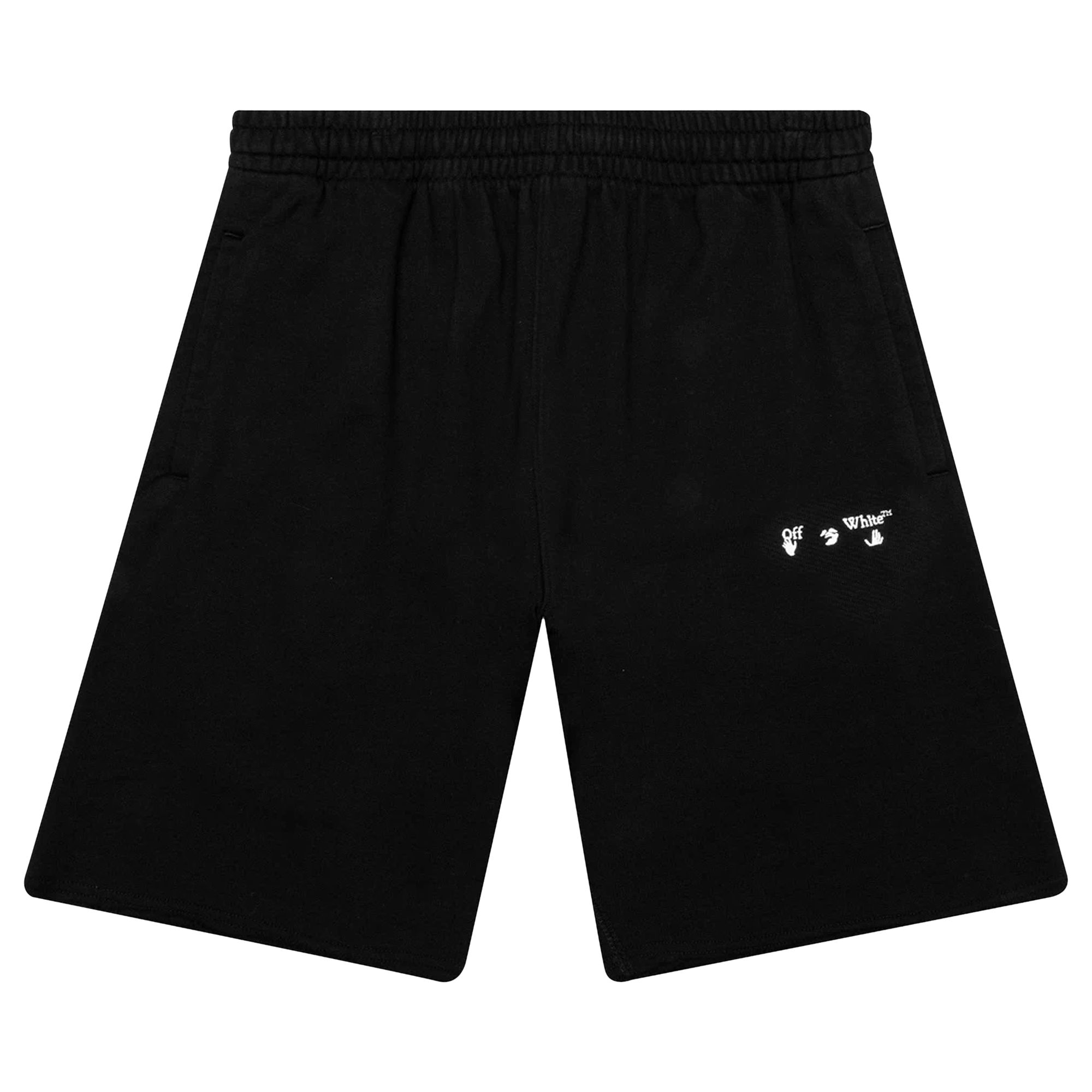 Off-White Logo Sweatshorts 'Black/White' | Men's Size XL