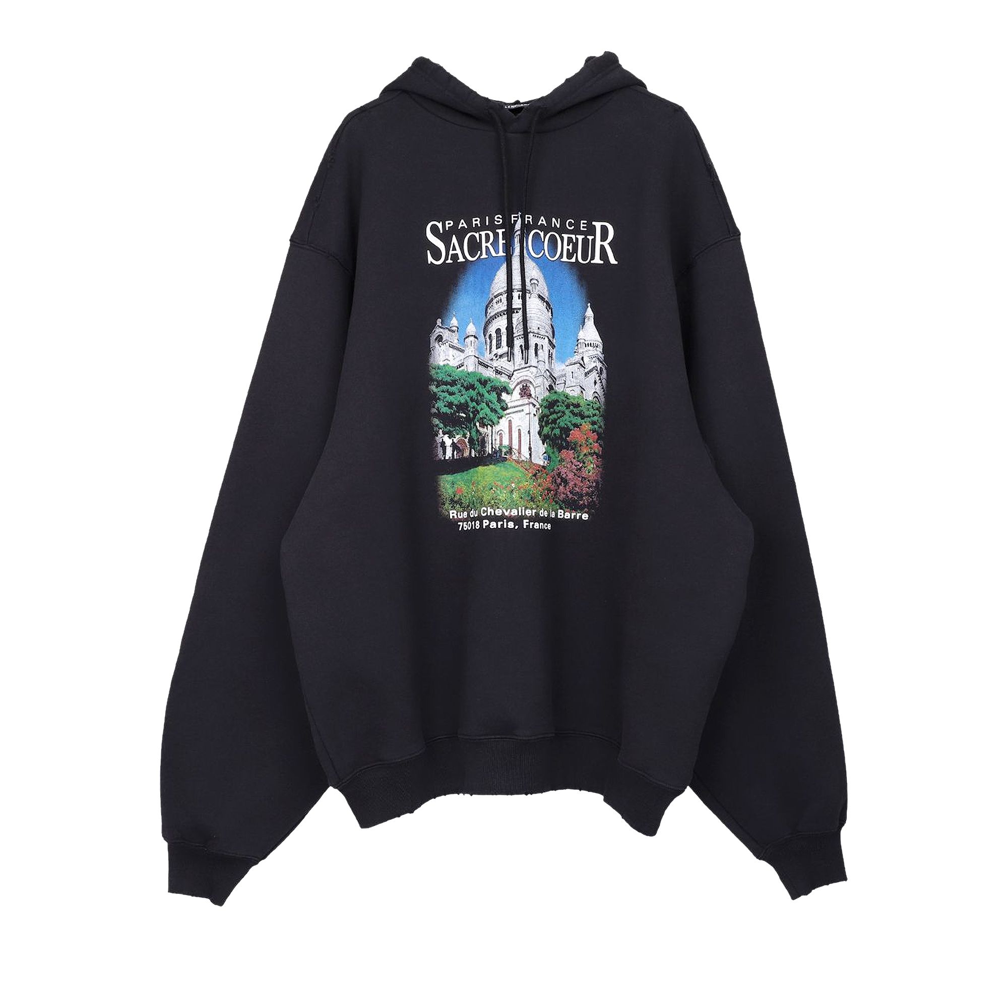 Pre-owned Balenciaga Sport Hoodie 'black'