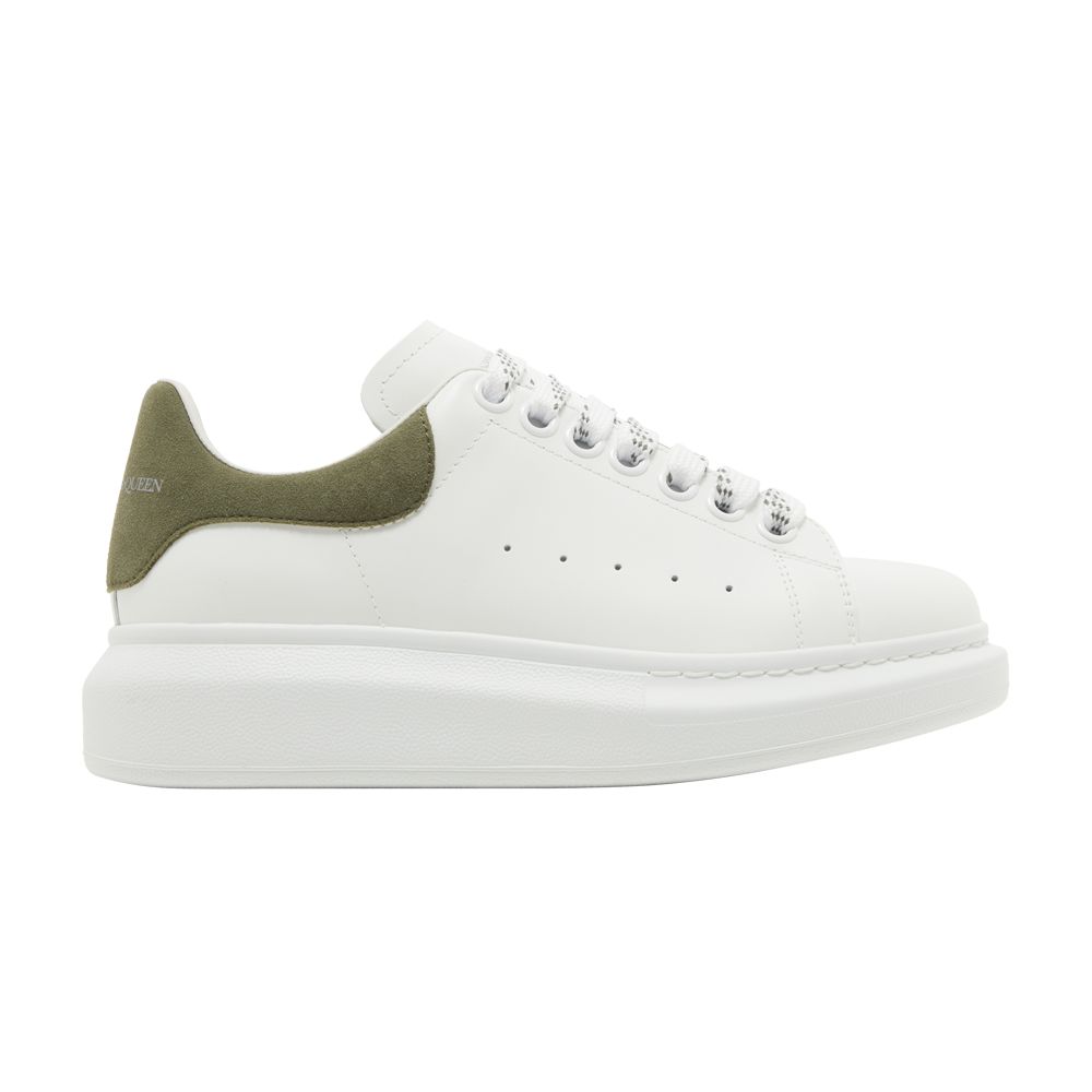 Pre-owned Alexander Mcqueen Wmns Oversized Sneaker 'white Khaki' | Women's Size 37