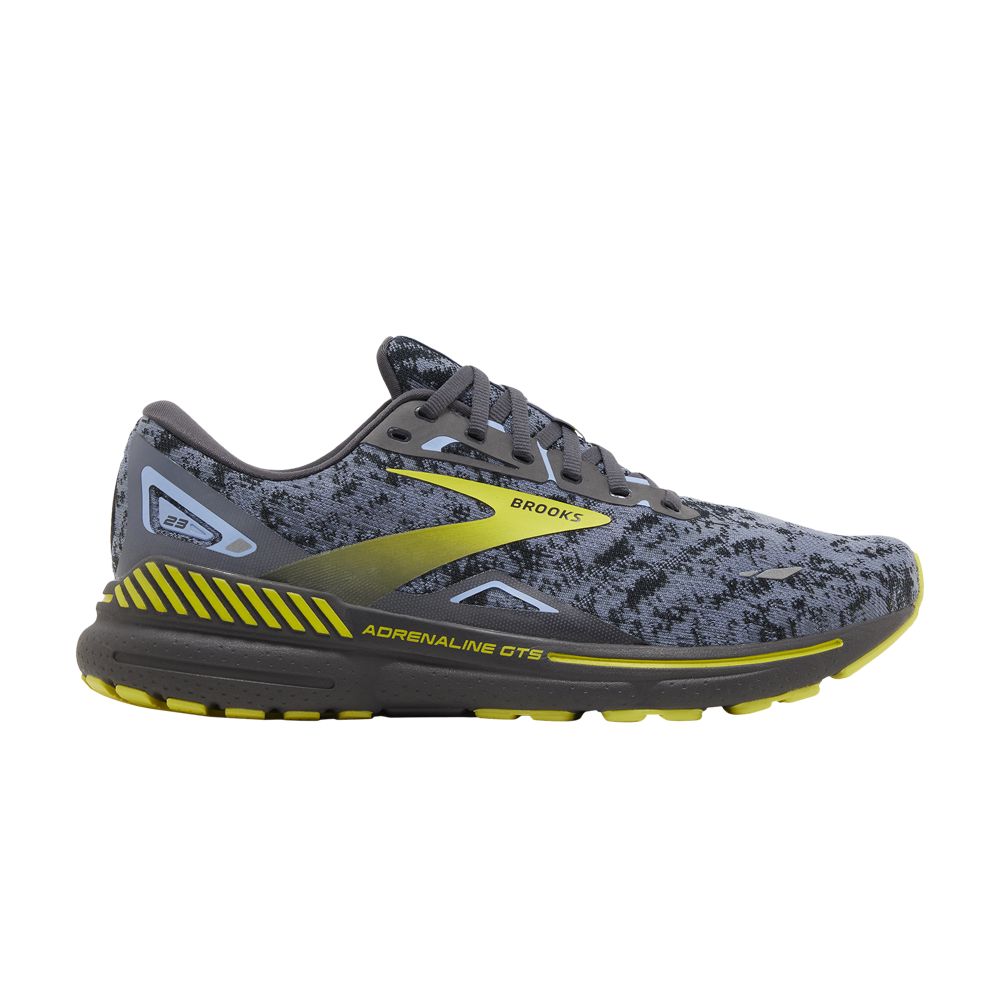 Pre-owned Brooks Adrenaline Gts 23 'nine Iron Sulphur' In Grey