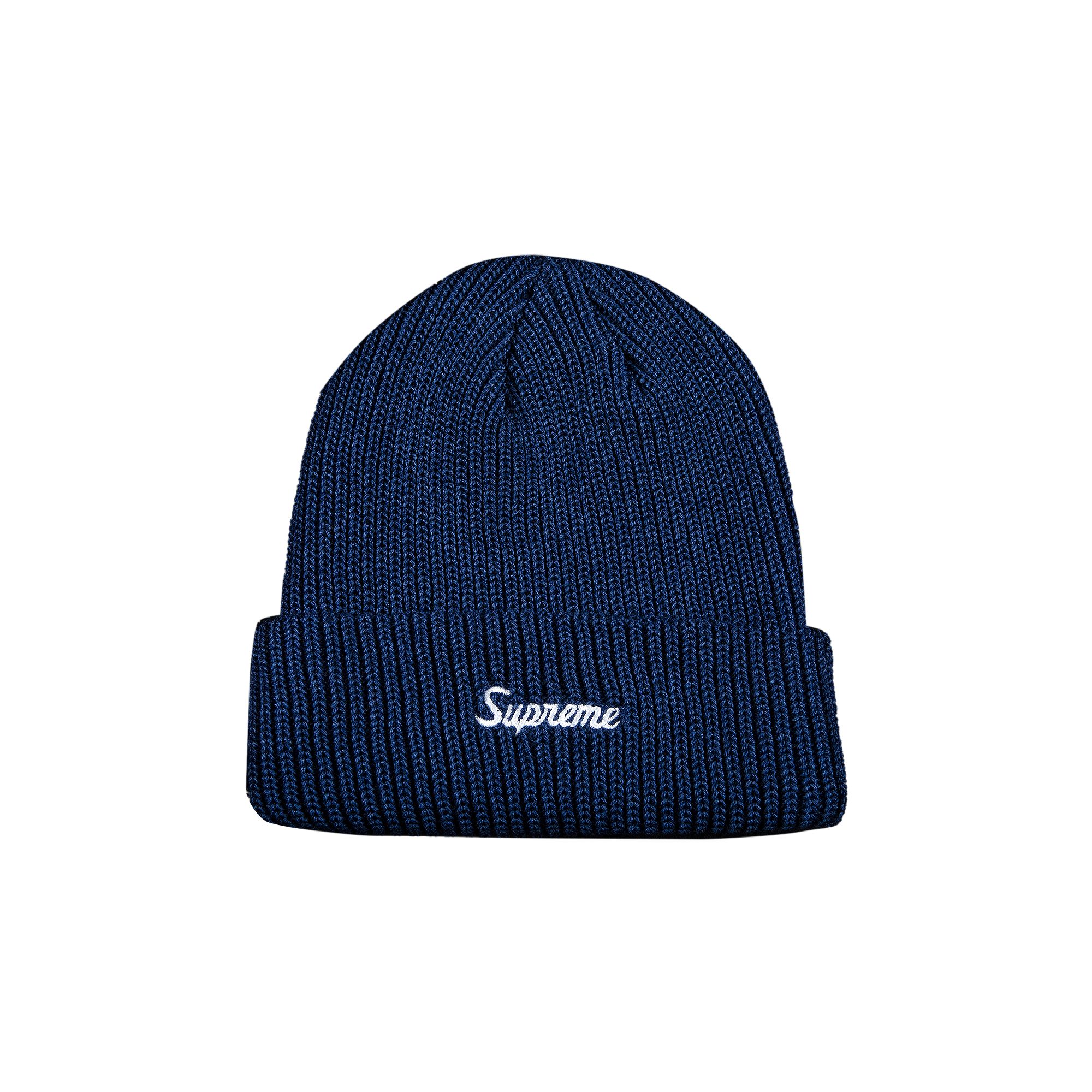 Supreme Loose Gauge Beanie 'Navy' | Blue | Men's Size Onesize
