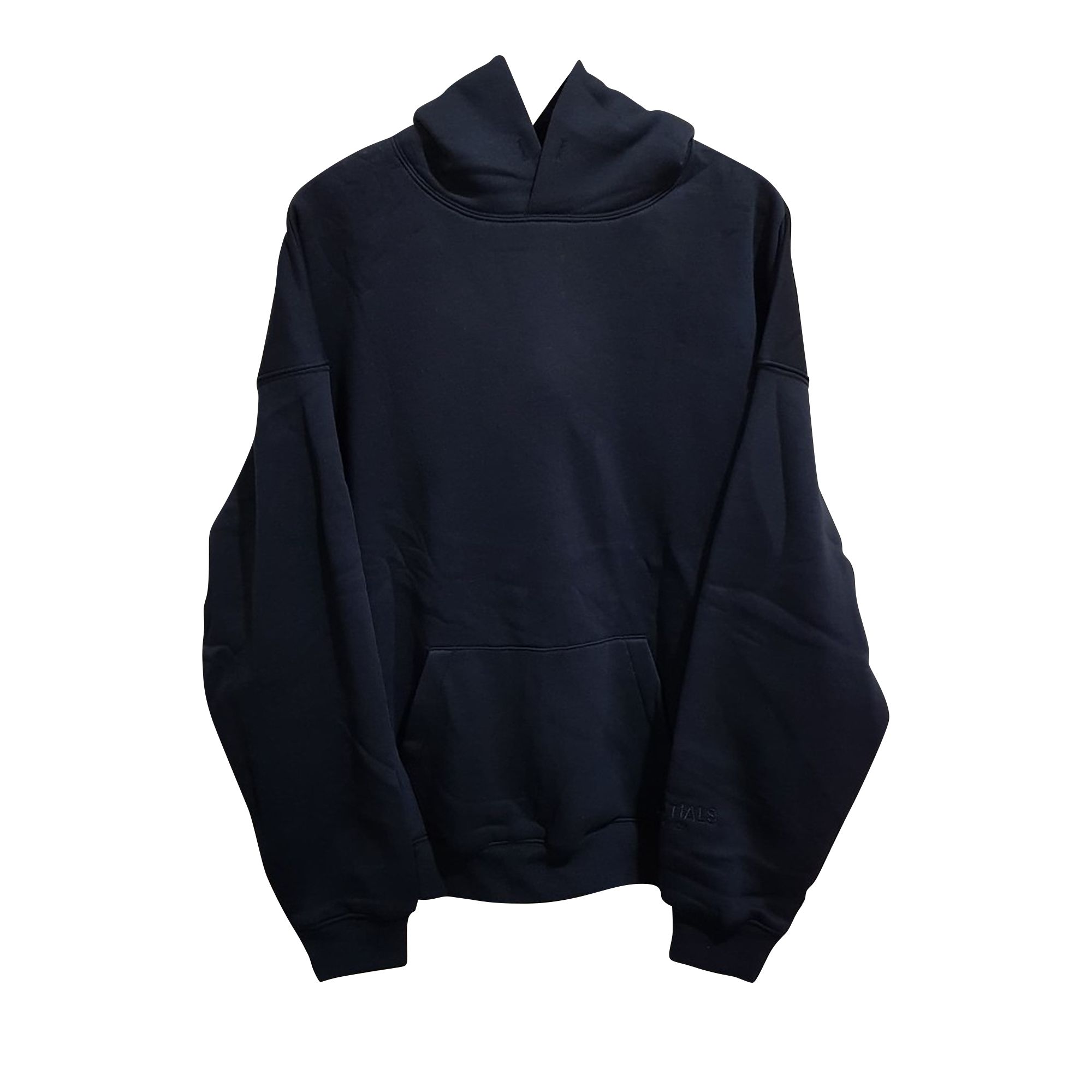 Fear of God Essentials Los Angeles Pullover Hoodie 'Black' | Men's Size XL