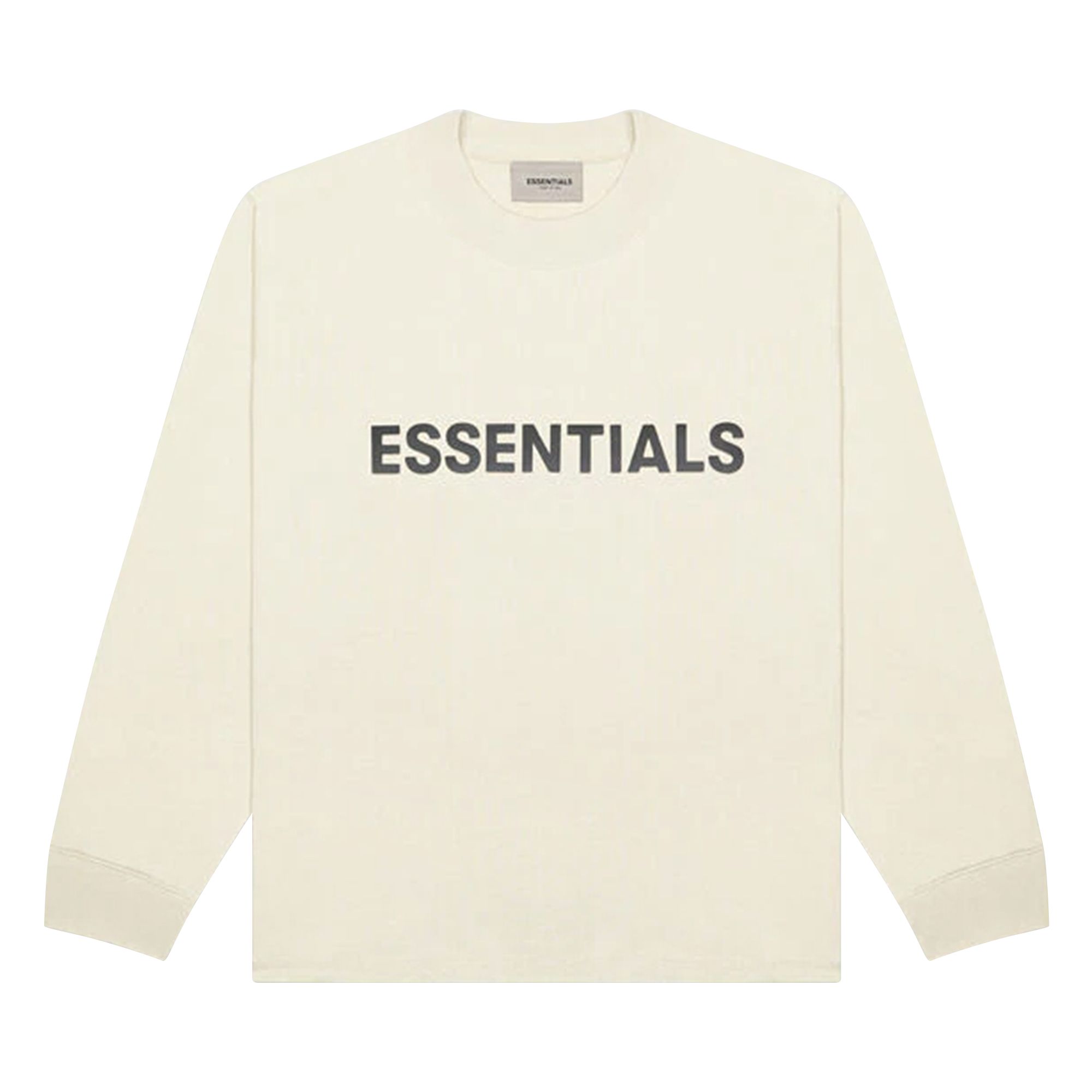 Fear of God Essentials Long-Sleeve T-Shirt 'Cream' | Men's Size XS