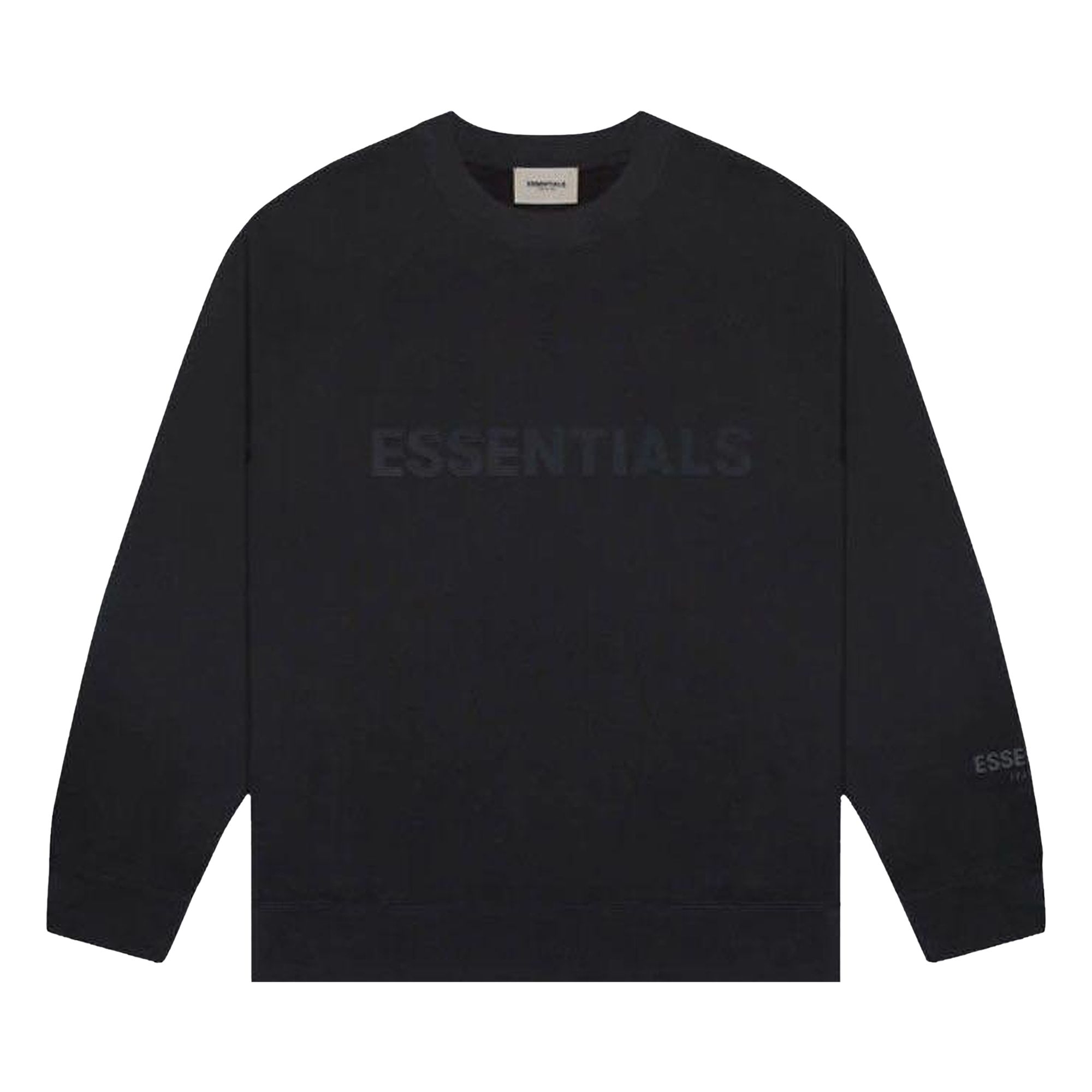 Fear of God Essentials Crewneck Sweatshirt 'Black' | Men's Size XS