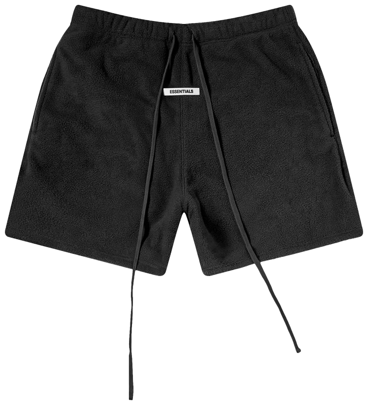 パンツ ESSENTIALS Short Pant BLACK Fear Of God Essentials Sweatshort Jet Black (SS24)