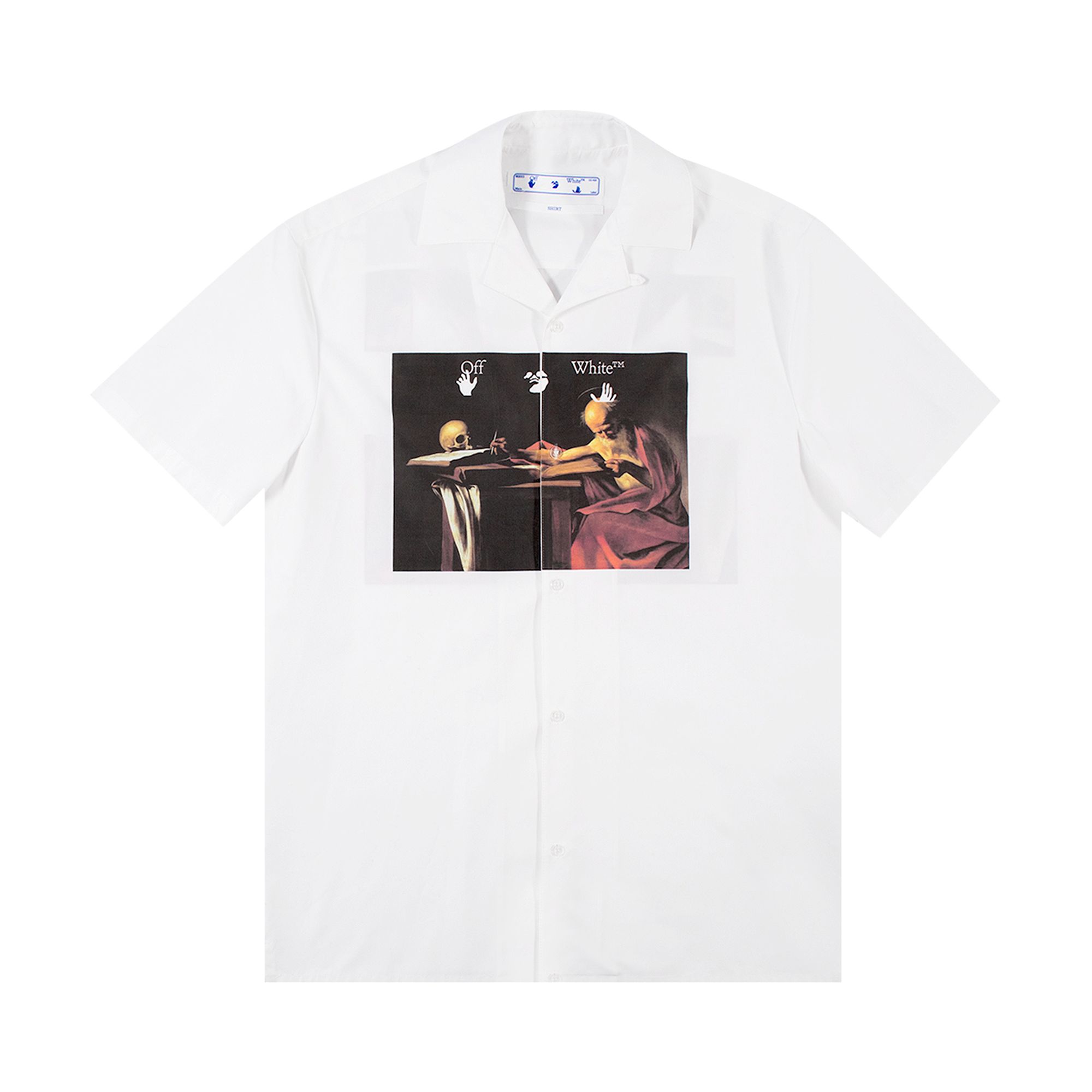 Off-White Caravaggio Bowling Shirt 'White/Red' | Men's Size XL