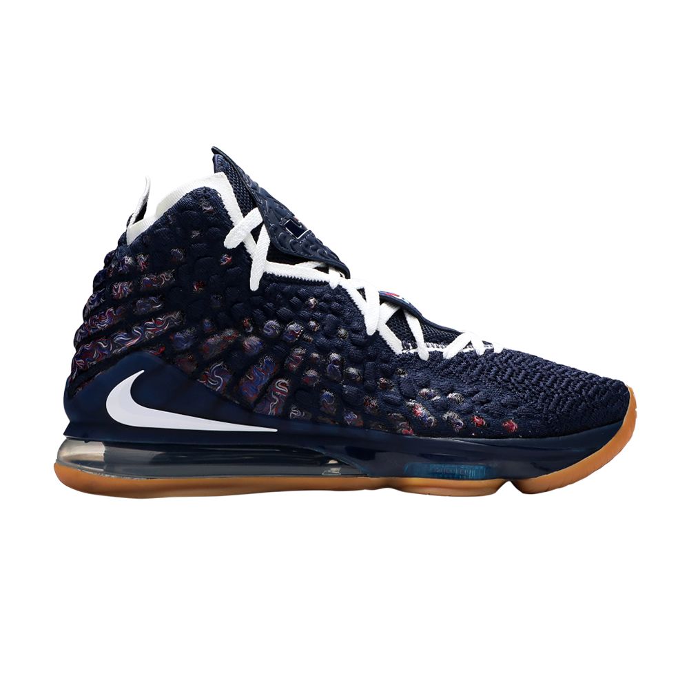 Nike LeBron 17 'UConn' | Blue | Men's Size 8