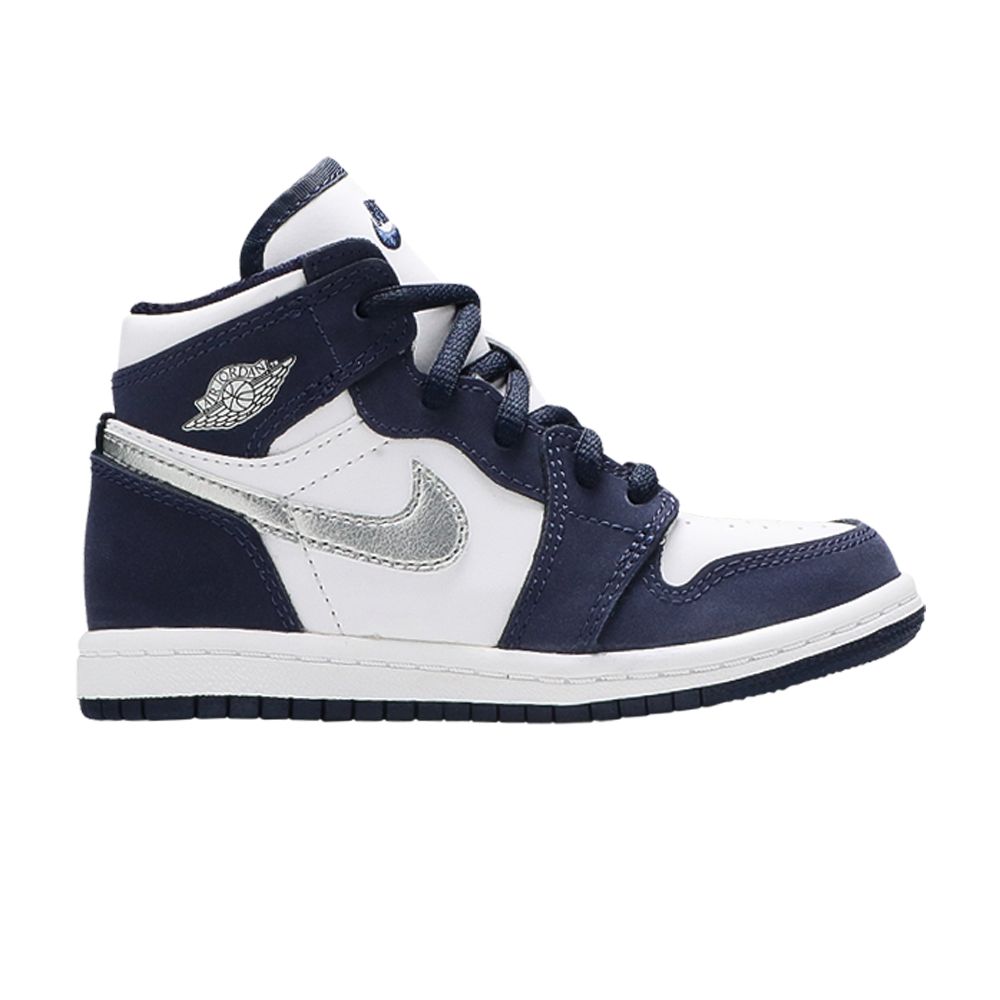 Pre-owned Air Jordan 1 Retro High Co.jp Td 'midnight Navy' | Blue | Infant Size 3