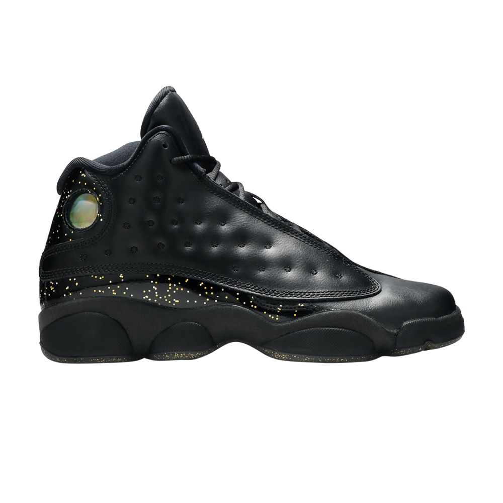 Air Jordan Retro 13 GS 'Gold Glitter' | Black | Kid's Size 5.5