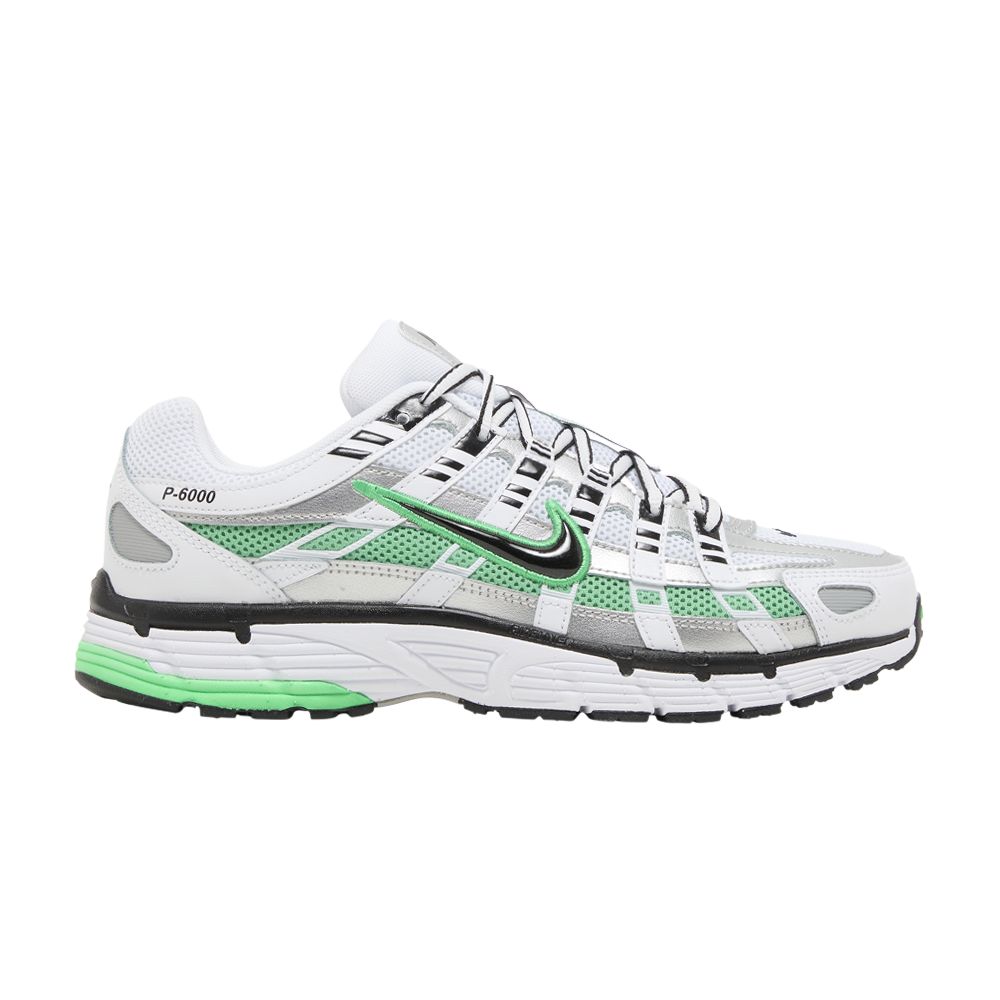 Pre-owned Nike P-6000 'white Spring Green'