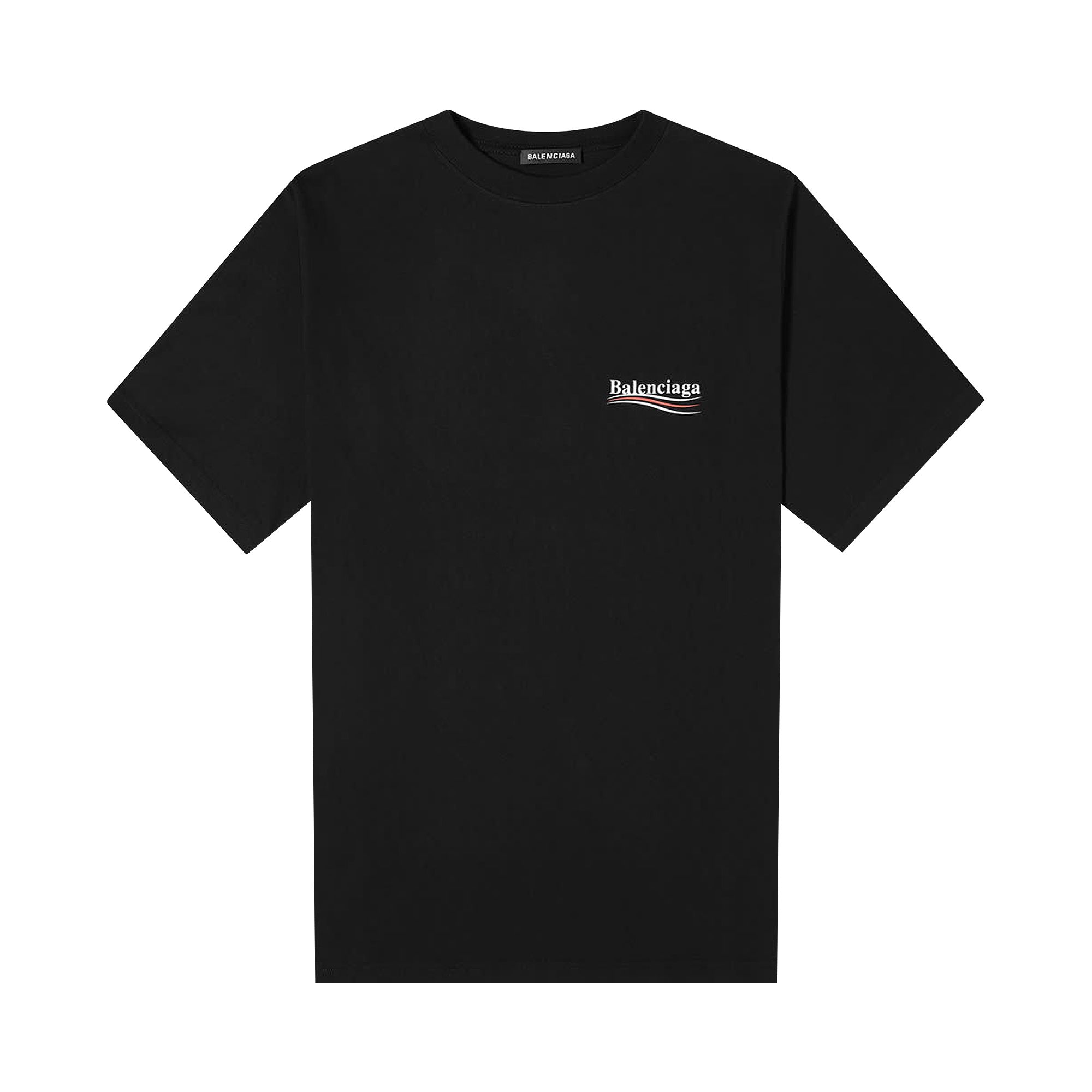 Balenciaga Political Campaign Oversize Tee 'Black' | Men's Size L