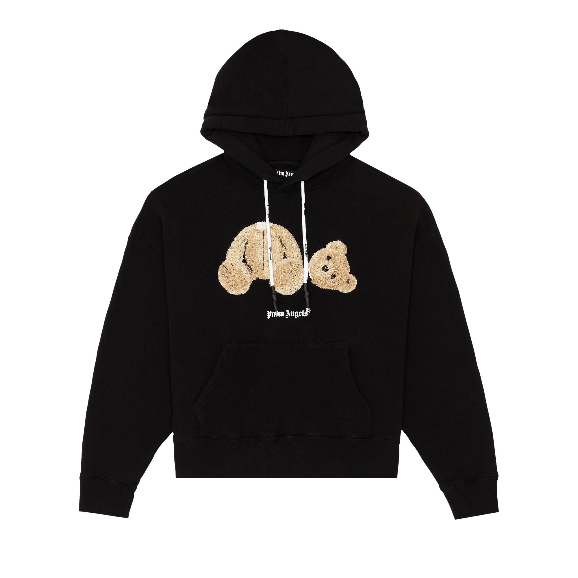 Palm Angels Bear Hoodie 'Black/Brown' | Men's Size XL