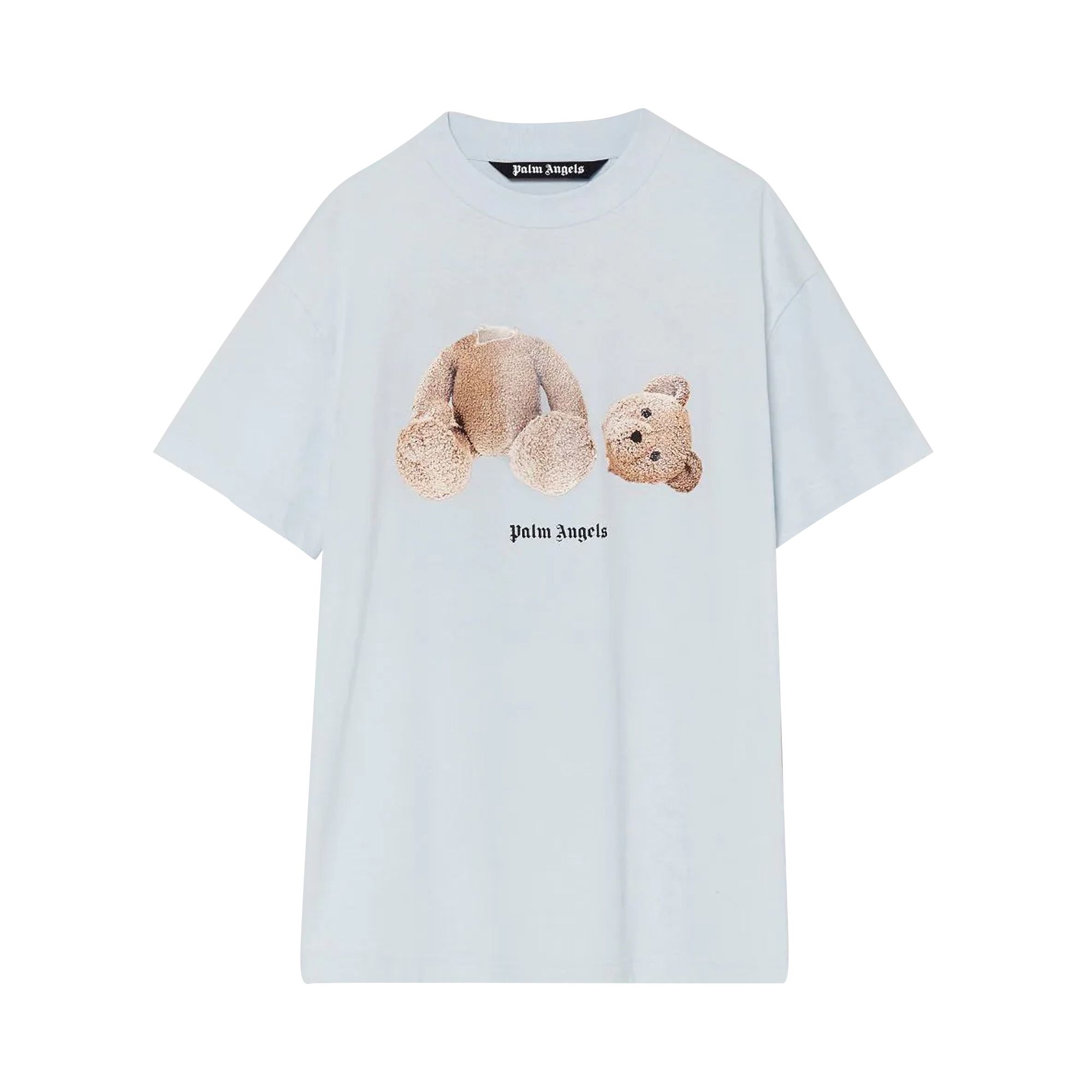 Palm Angels Bear Classic Tee 'Illusion Blue/Brown' | Men's Size XL