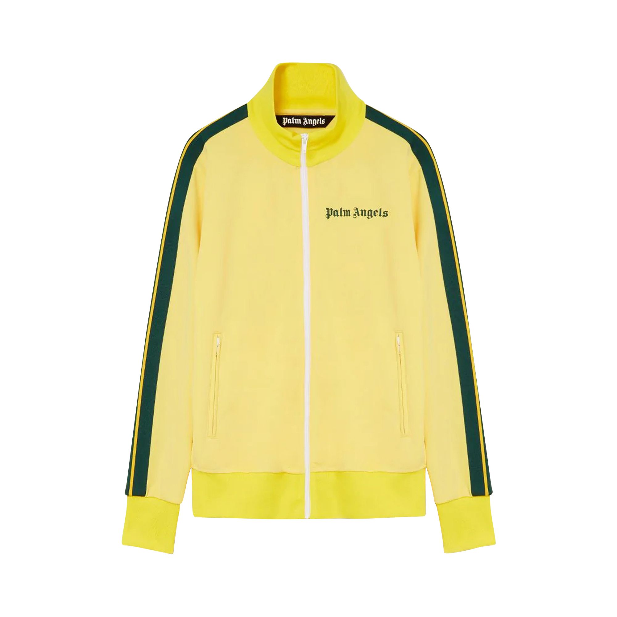 Palm Angels Classic Track Jacket 'Yellow/Green' | Men's Size XL