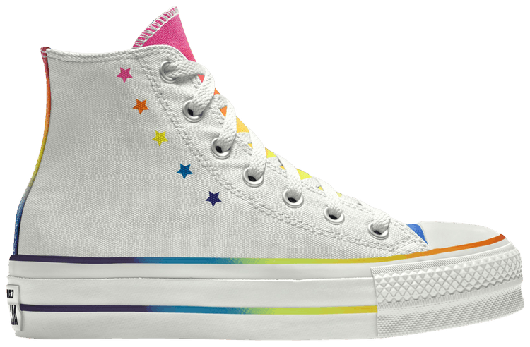 Buy Chuck Taylor All Star Lift Platform High 'Pride' By You - 169752C