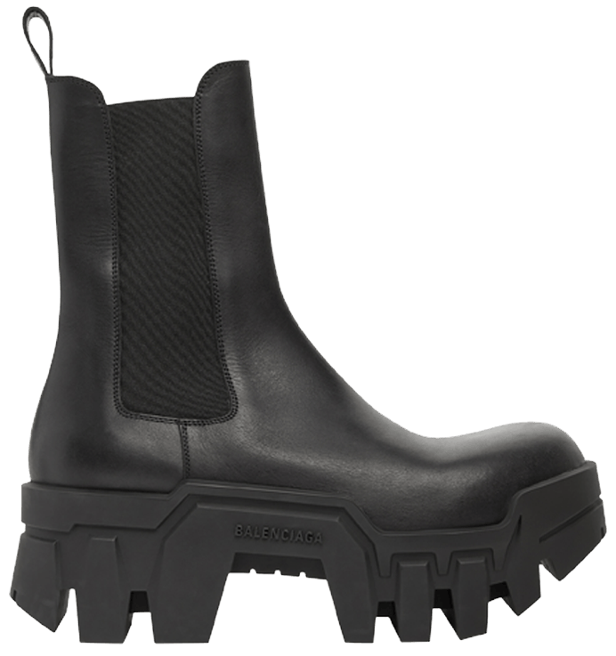 Balenciaga Bulldozer Chelsea Boot Black