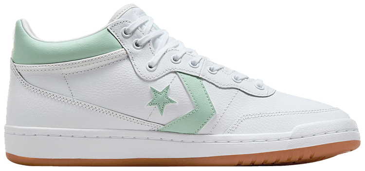 Fastbreak Pro Leather Mid White Aloe Gum