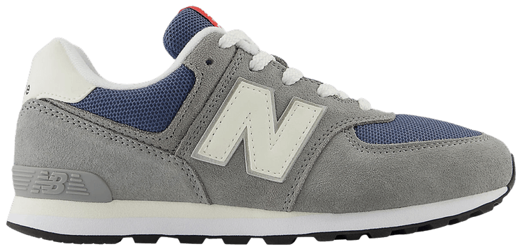 New Balance 574 Big Kid Wide Shadow Grey Vintage Indigo