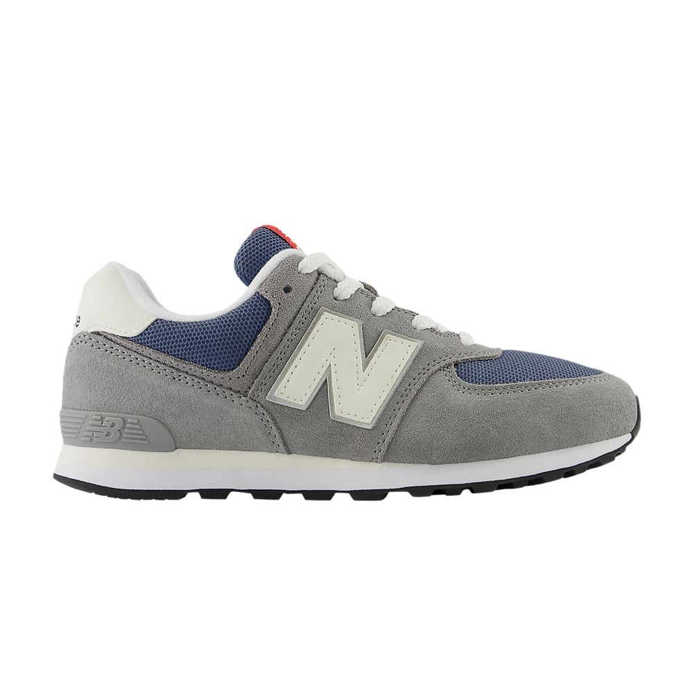 New Balance 574 Big Kid Wide 'Shadow Grey Vintage Indigo' | Kid's Size 5 - GC574GWH-W