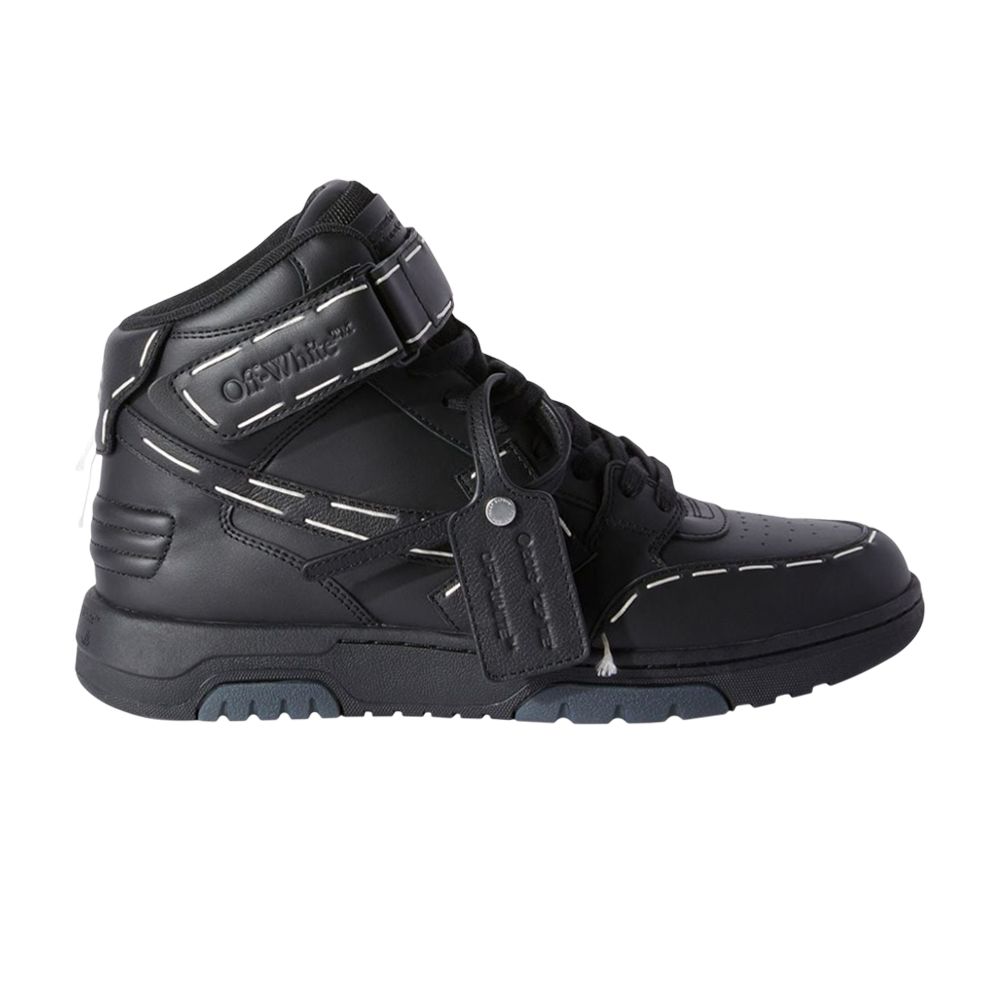 Pre-owned Off-white Out Of Office Mid 'sartorial Stitch - Black' | Men's Size 36
