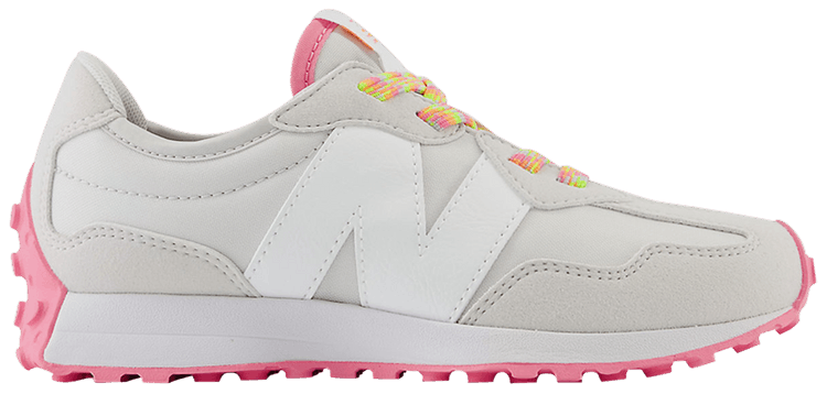 Buy New Balance 327 Little Kid Wide 'Grey Matter Bright Pink